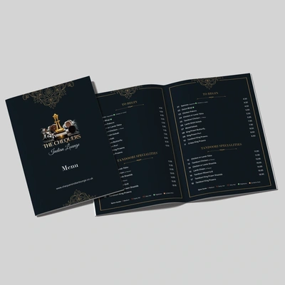  Laminated - Menu
